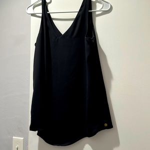 Lilly Pulitzer black v neck flowy tank size XS